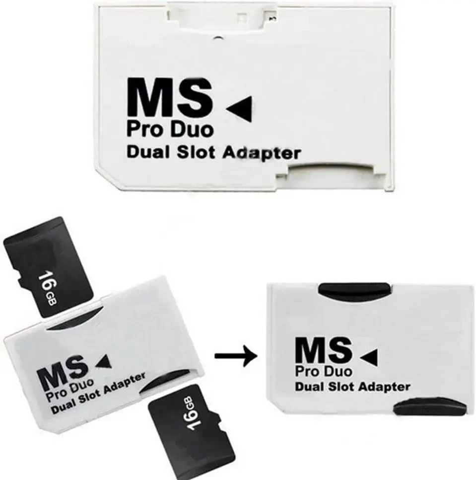 Adaptateur MicroSD vers Memory Stick MS Pro Duo - 