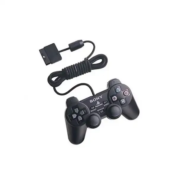 Sony PS2 Manette DualShock 2 - Noire, Vibrante, Haute Sensibilité | Achetez en ligne - 