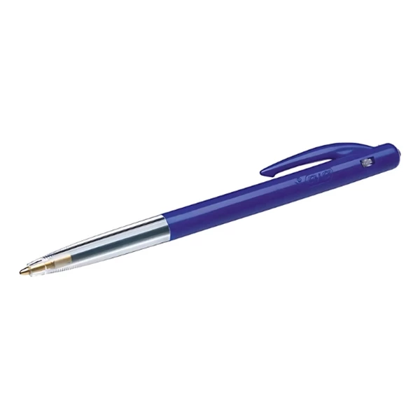 Stylo bille BIC M10 Medium bleu blister 4 pièces - 