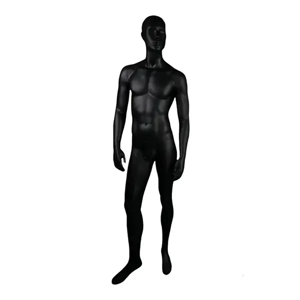 Mannequin Homme Stylisé Blanc/Noir - Noir