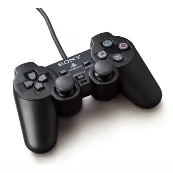 Sony PS2 Manette DualShock 2 - Noire, Vibrante, Haute Sensibilité | Achetez en ligne - 