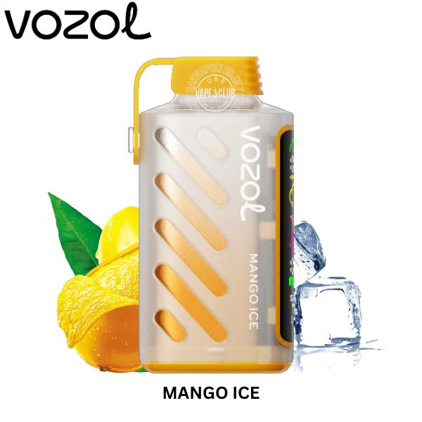 VOZOL GEAR POWER - 12000-20000 Puffs, MANGO ICE | Puff Jetable Éco & Puissant - 20000