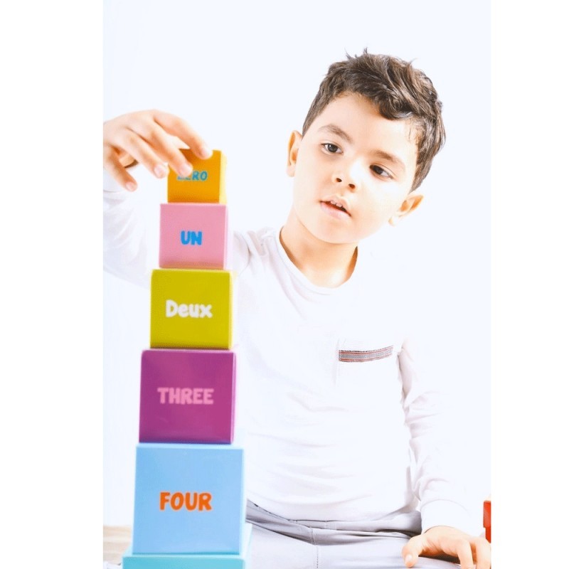 Cube des Chiffres éducatif d'apprentissage - 